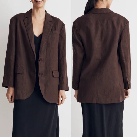 Madewell Brown Blazer - Picture 1 of 16